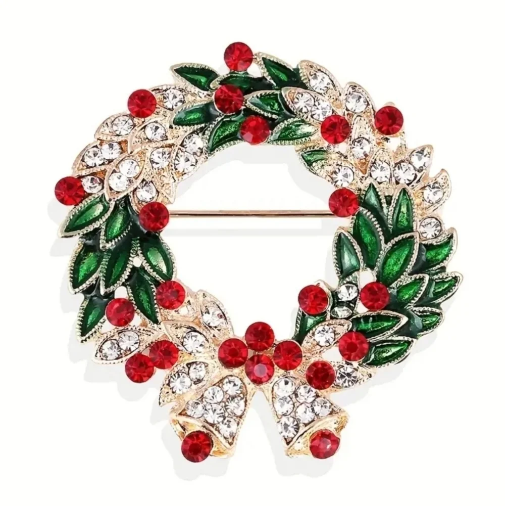 RESTOCKED! New! Christmas Brooch Scarf Pin